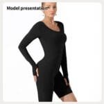 Women's Fashion Simple Solid Color Bodysuit - Image 3