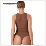 Women's Fashion Simple Solid Color Bodysuit - Image 3