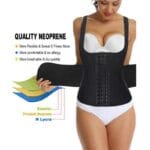 Sweat-wicking Zippered Waistcoat And Abdomen Corset - Image 2