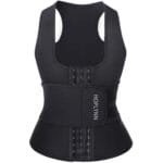 Sweat-wicking Zippered Waistcoat And Abdomen Corset