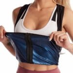 European And American Large Size Waist And Abdomen Sweat Corset Sports Zipper Corset - Image 3