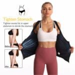 European And American Large Size Waist And Abdomen Sweat Corset Sports Zipper Corset - Image 2