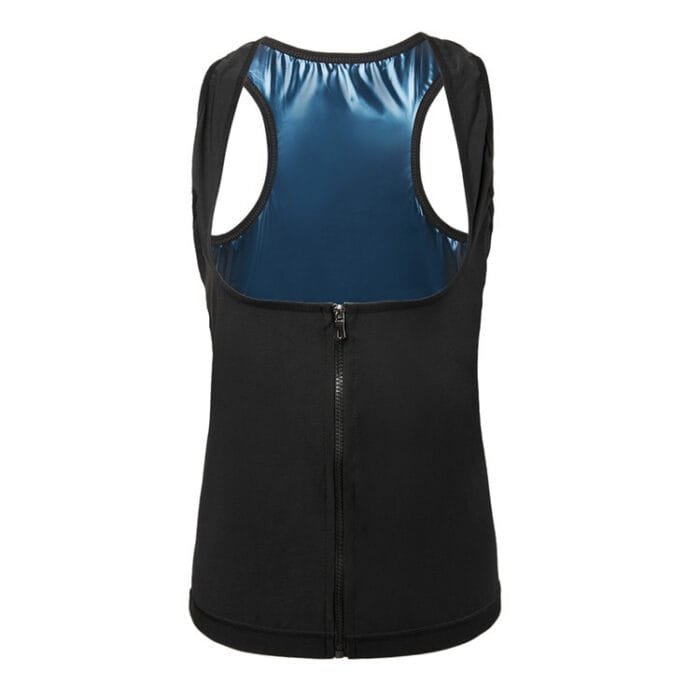 European And American Large Size Waist And Abdomen Sweat Corset Sports Zipper Corset - Image 8