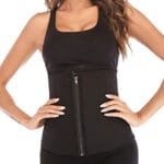 Zip Waist Closure Belly Belt Corset Sports Fitness Double Layer Neoprene Three-Breasted Corset - Image 3