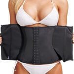 Zip Waist Closure Belly Belt Corset Sports Fitness Double Layer Neoprene Three-Breasted Corset - Image 6