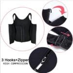 Double Breasted Neoprene Corset Blazer - Image 7