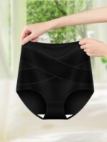 High Waist Shaping Briefs Large Size Ladies' Underwear - Image 2