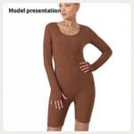 Women's Fashion Simple Solid Color Bodysuit - Image 9
