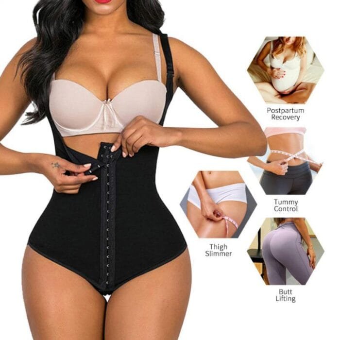 One-piece Seamless Postpartum Belly Sculpting Hip Lift Pants - Image 1