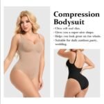 SEAMLESS One Piece Bodyshaper Ladies Shapewear Swimsuit Solid Color Stretch Full Bust Nylon Spandex Bodyshaper For Woman - Image 6