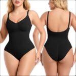 SEAMLESS One Piece Bodyshaper Ladies Shapewear Swimsuit Solid Color Stretch Full Bust Nylon Spandex Bodyshaper For Woman - Image 8