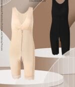 Large Size One-piece Shapewear Cotton Cup Open Crotch Postpartum Slimming And Hip Lifting Polymerization Bra Suit - Image 2