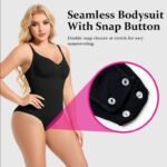 SEAMLESS One Piece Bodyshaper Ladies Shapewear Swimsuit Solid Color Stretch Full Bust Nylon Spandex Bodyshaper For Woman - Image 7