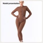 Women's Fashion Simple Solid Color Bodysuit - Image 6
