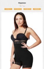 High Waisted Tuck Pants Bottom Zipper Body Shaping Butt-lift Underwear - Image 7