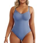 One Piece Belly Contraction Hip Lifting Sling Shapewear - Image 2