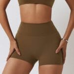 Women's Butt Lifting Tight Sports Yoga Shorts - Image 4