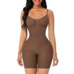 Plus Size Women's Skinny Hip Raise Belly Contracting And Waist Slimming Stretch Sling One Piece Underwear - Image 5
