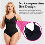 SEAMLESS One Piece Bodyshaper Ladies Shapewear Swimsuit Solid Color Stretch Full Bust Nylon Spandex Bodyshaper For Woman - Image 3