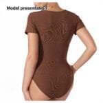 Women's Fashion Simple Solid Color Bodysuit - Image 9