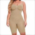 Dropship SEAMLESS Postpartum Abdomen Shapewear Sculpting Short Mid Thigh Slimming Body Shaper For Women Tummy Control Slimmer - Image 4