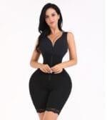Large Size One-piece Shapewear Cotton Cup Open Crotch Postpartum Slimming And Hip Lifting Polymerization Bra Suit - Image 4