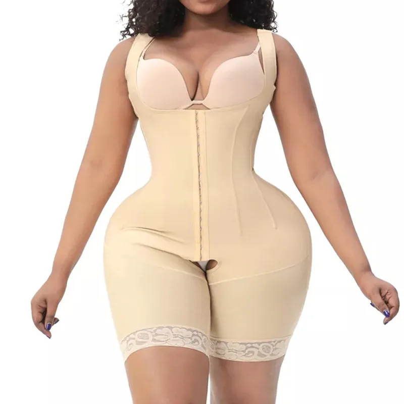9 Steel Rib 3 Rows Plus Size Body Shaping Belly Contraction Hip Lifting Slimming Clothes - Image 1